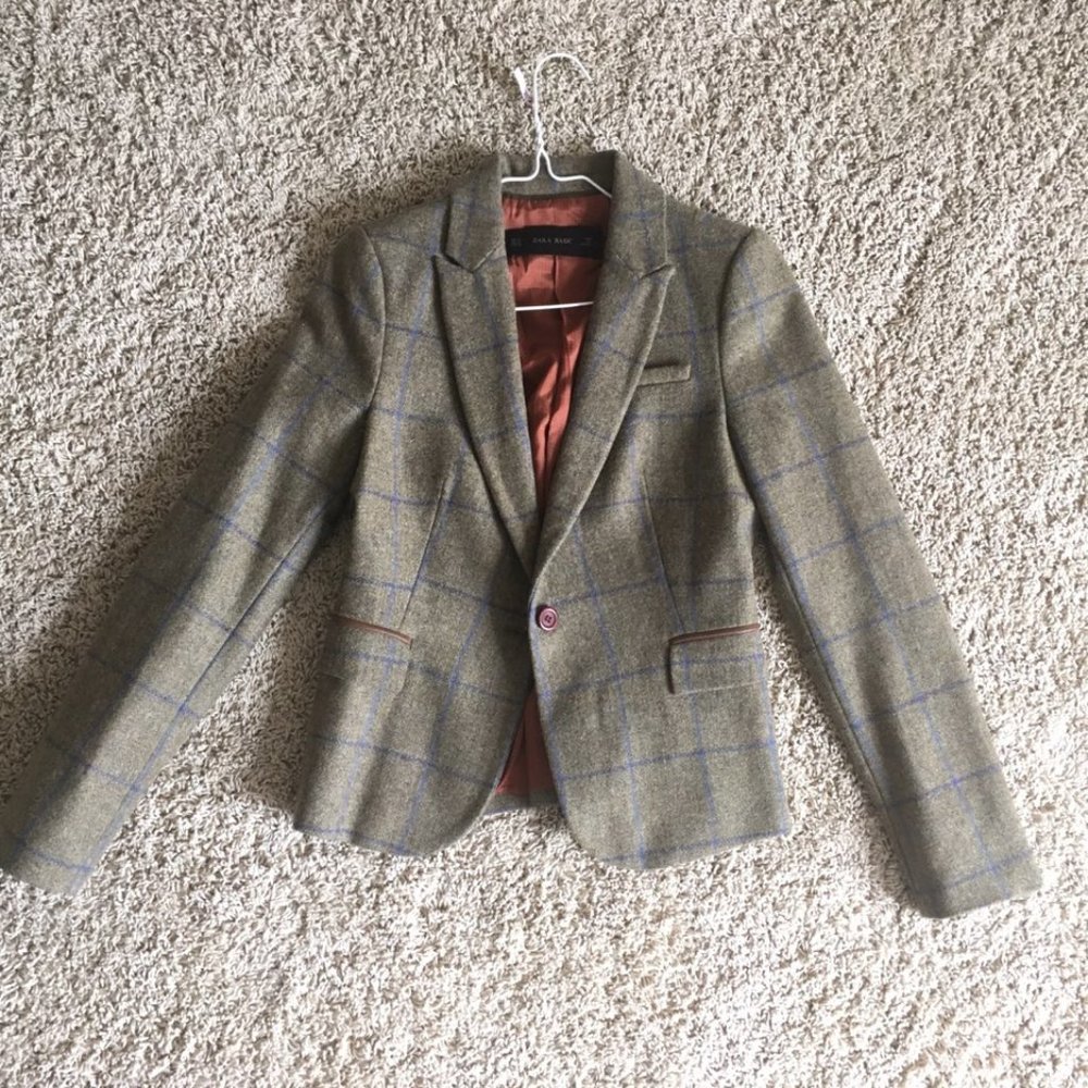 ZARA Basic Wool Coat S